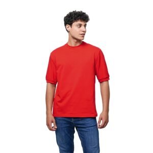 T-shirt confort en rougeTee-shirt modèle pro 100% coton en rouge