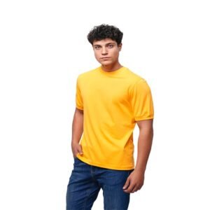 Tee-shirt modèle pro 100% coton en jaune